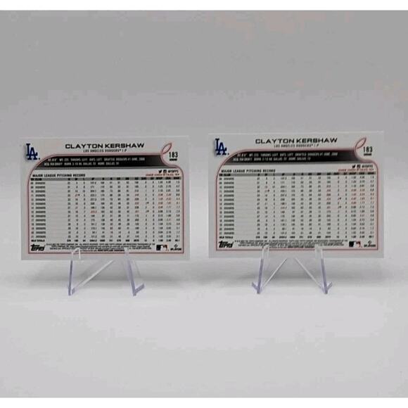 2 Topps Chrome Clayton Kershaw Cards - Sepia REFRACTOR And Base Topps Chrome... - Picture 5 of 5